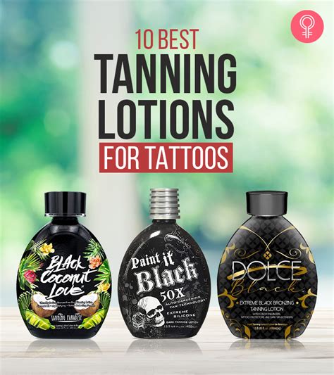 tanning lotion that protects tattoos.